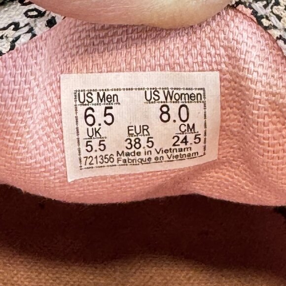 Vans Unisex Multicolor Floral Canvas Sneakers Lace Up Low Top 721356 Sz 6.5M/8W - Picture 10 of 13